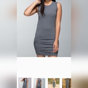 Lululemon Athletica Charcoal Mini Dress